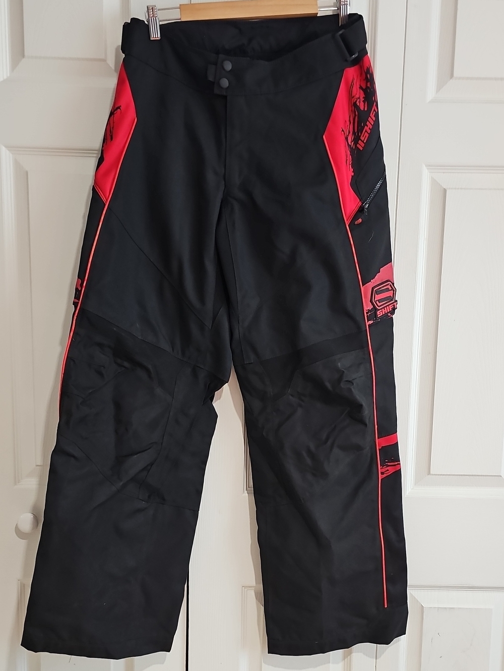 Shift Motocross Riding Pants | Black & Red | Size 32 | Off-Road MX Gear
